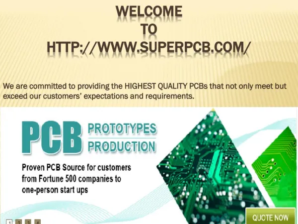 PCB Prototypes, PCB Production