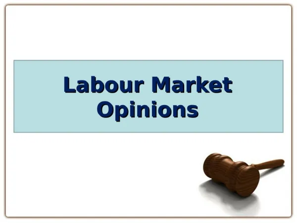 Canada Immigration features Labour Market Opinions
