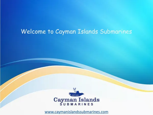 While In Cayman, Explore Life Under Sea In a Real Submarine!