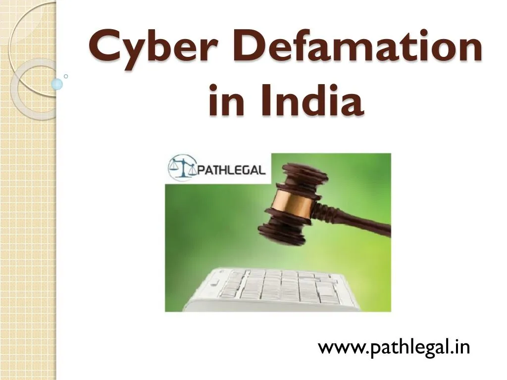 cyber defamation in india