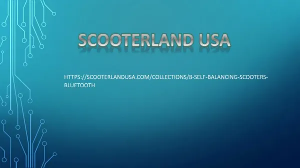 8" Self balancing scooters bluetooth