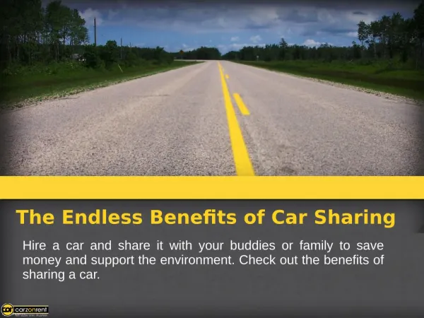 The Endless Benefits of Car Sharing