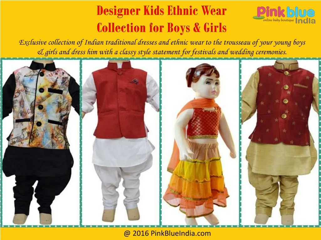 PPT - Traditional Indian Outfits for Boys and Girls PowerPoint ...