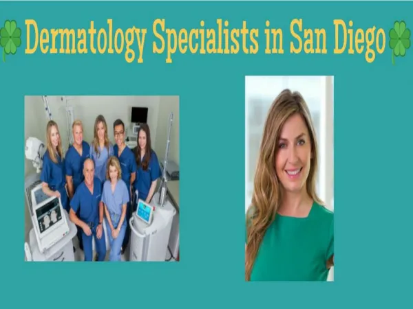 Dermatology Specialists San Diego
