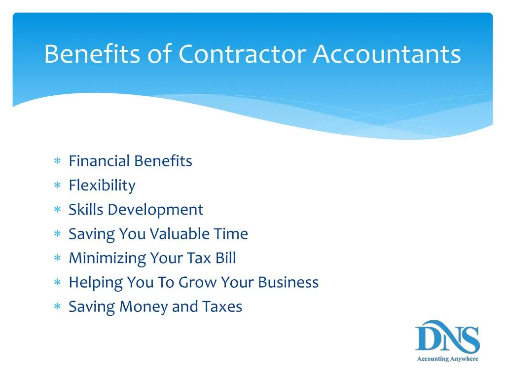 benefits of contractor accountants