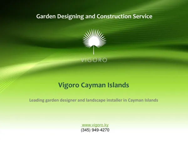 Leading Garden Designers and Landscaping Artist in Cayman
