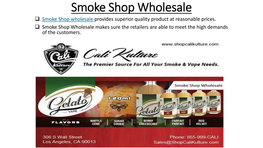 smoke shop wholesale