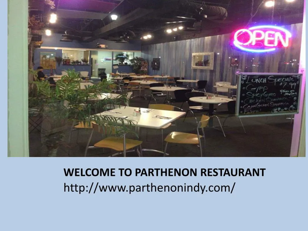welcome to parthenon restaurant