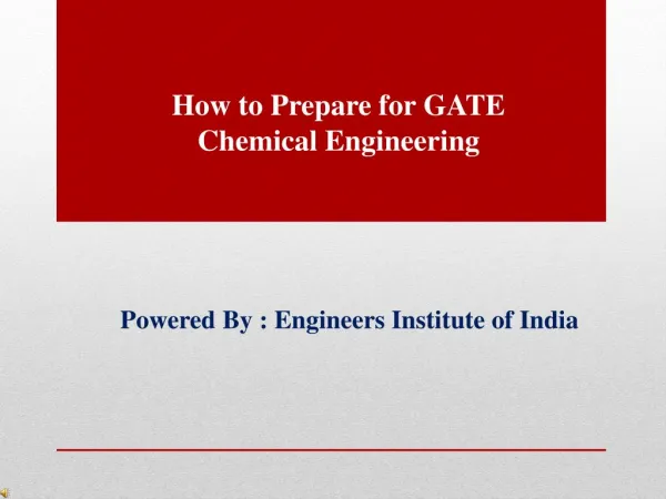 Best Coaching GATE Chemical in Delhi