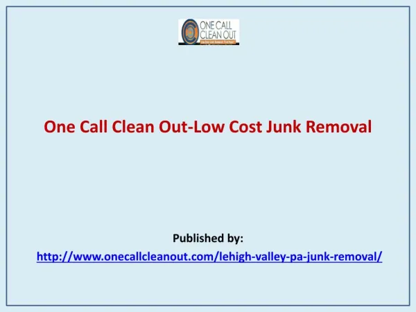 Low Cost Junk Removal