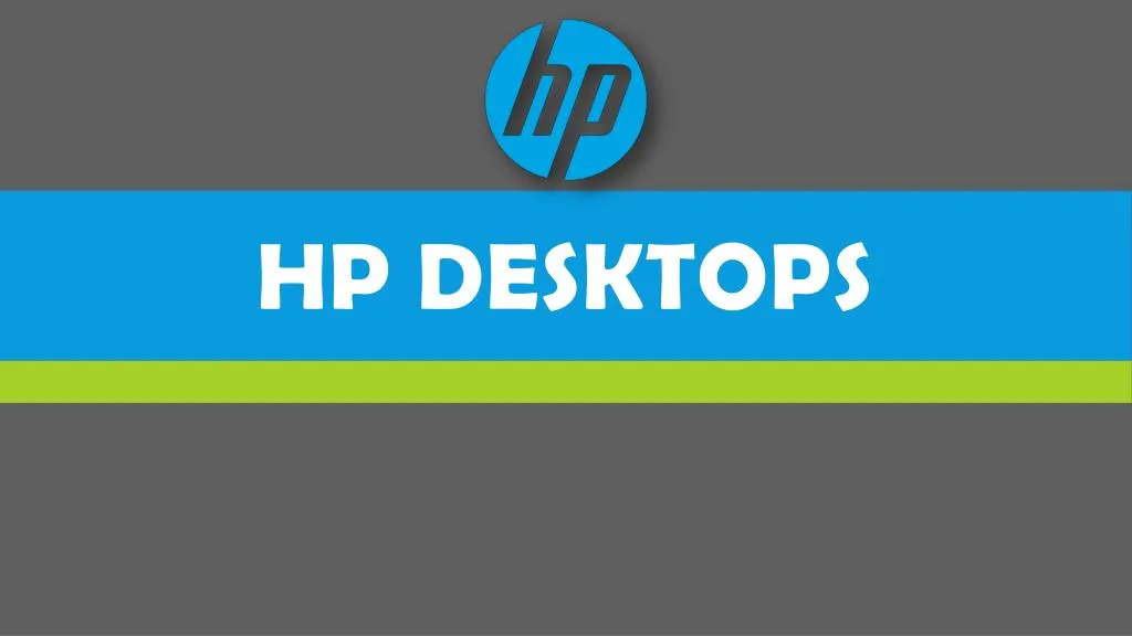 hp desktops