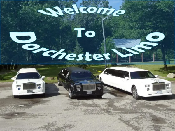 Luxury Limousine in London Ontario at Dorchester Limo