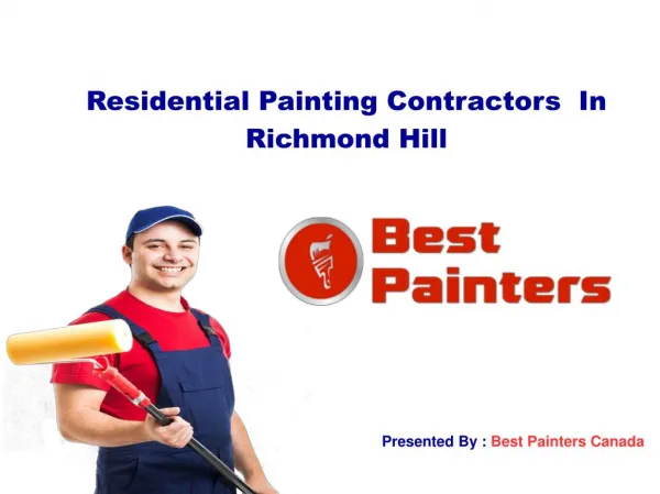 Residential Painting Contractors Richmond Hill