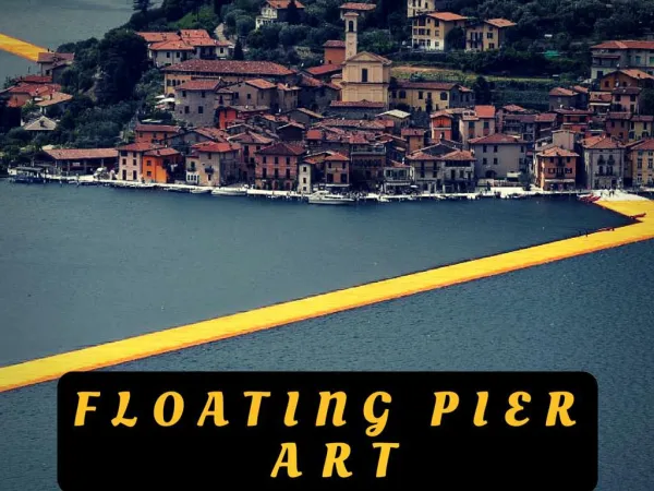 Floating Pier art