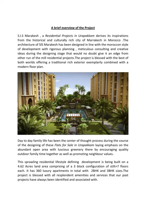 Residential Projects in Urapakkam