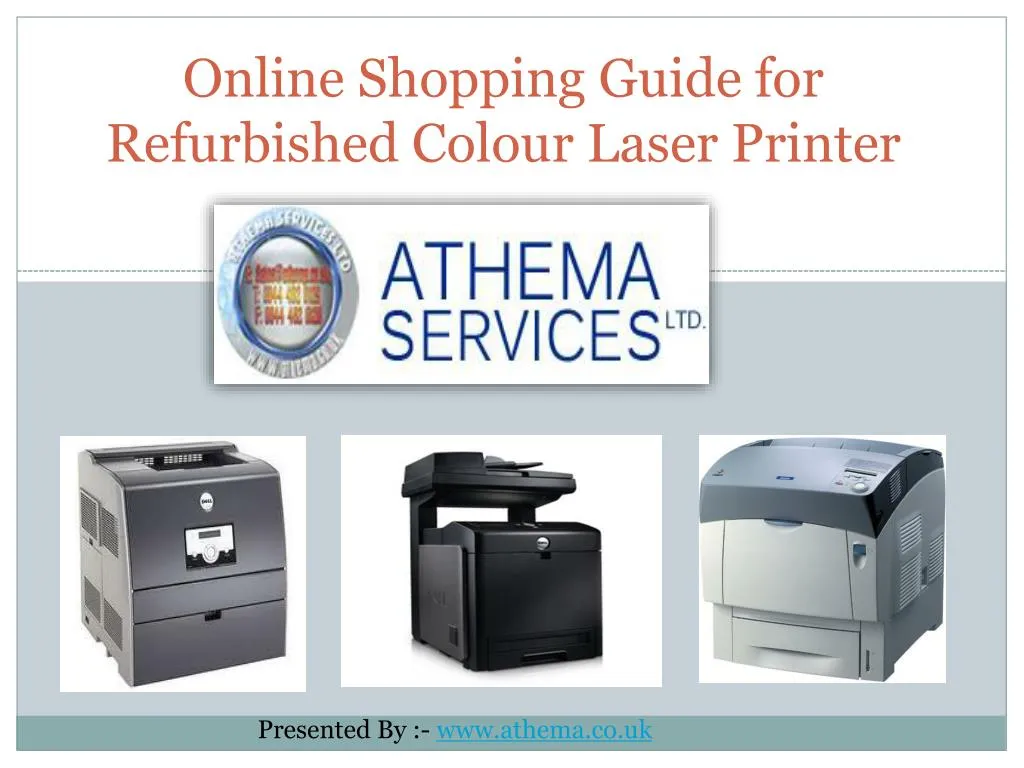 online shopping guide for refurbished colour laser printer
