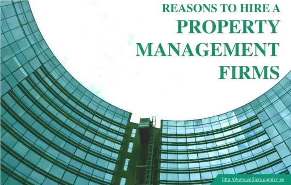Why you should hire a property management firm