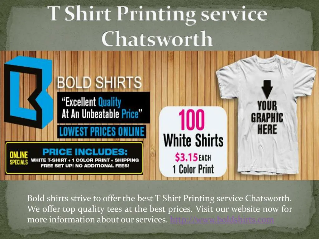 t shirt printing service chatsworth