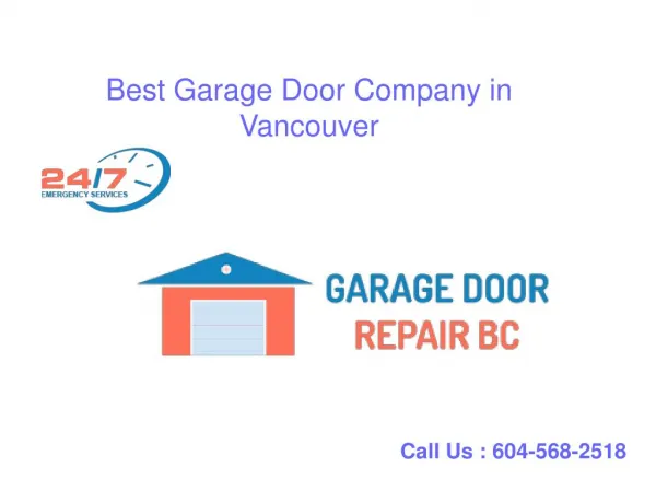 Looking For High Quality Garage Doors in Vancouver
