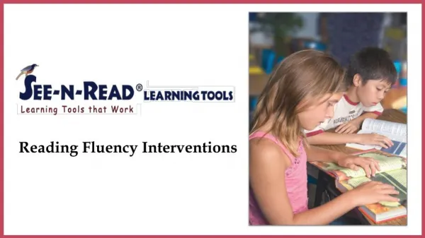 Reading Fluency Interventions