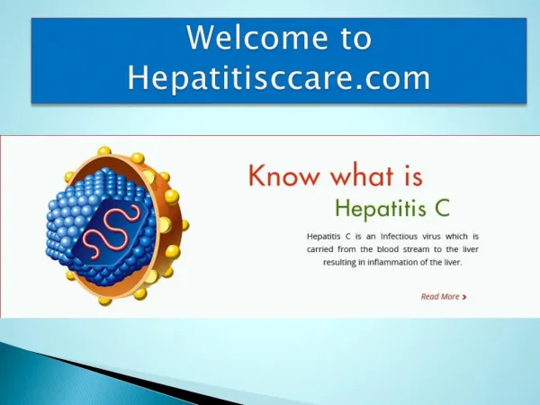 Hepatitis C and Its Causes