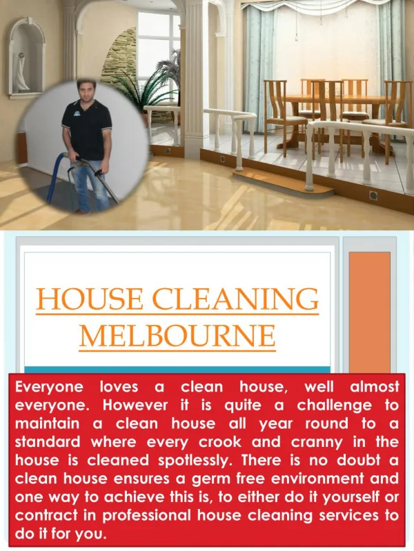 Domestic Cleaning Melbourne