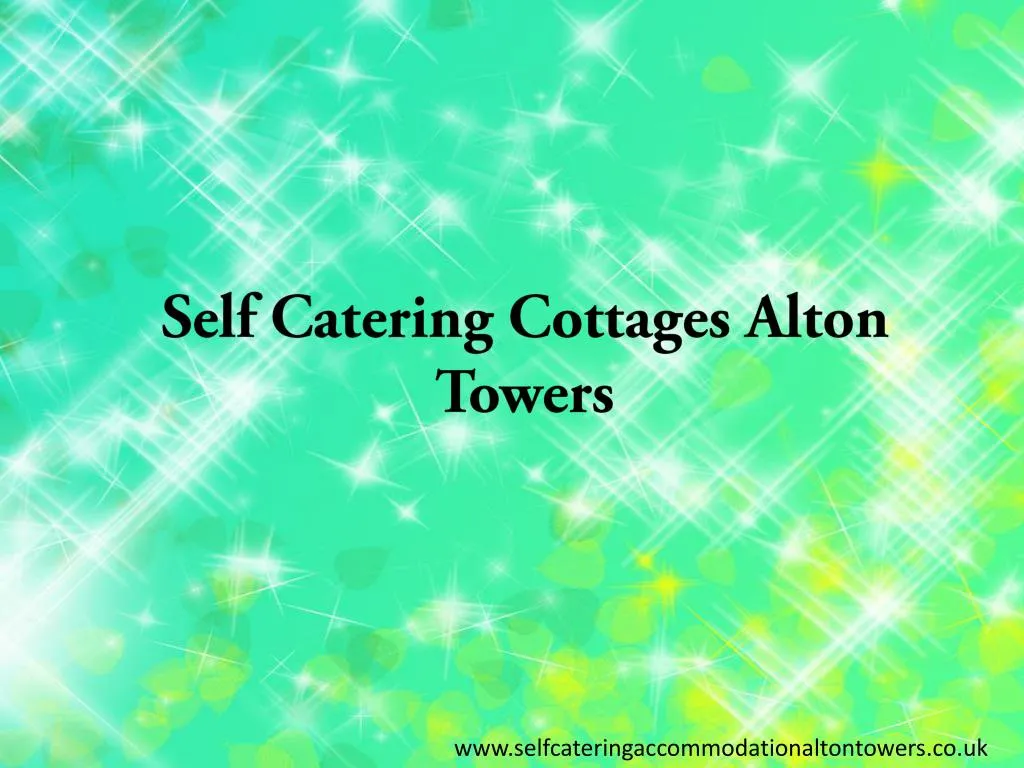 self catering cottages alton towers