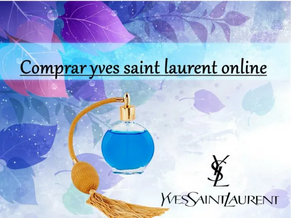 Comprar Yves Saint Laurent online