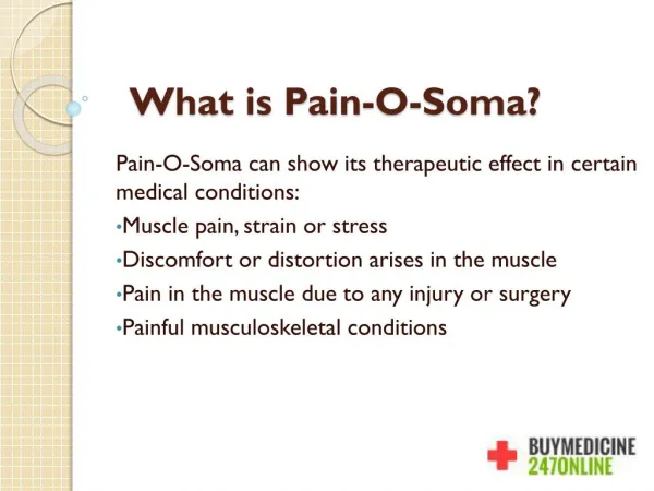 Buy Pain-o-Soma Online | Buy Generice Carisoprodol Online-BuyMedicine247online.com