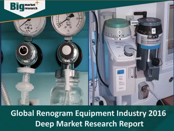 Renogram Equipment Industry Opportunities and Growth