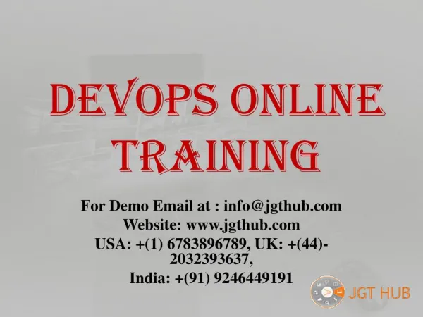 DevOps Online Training_jgthub.com