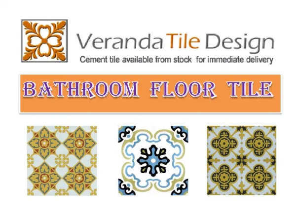 Bathroom Floor Tile