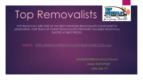 Top Removalists