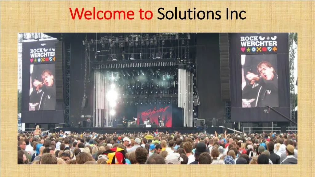 welcome to solutions inc