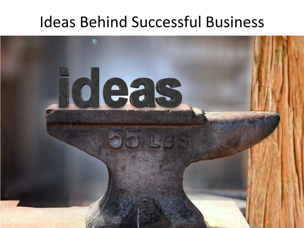 ideas behind successful business