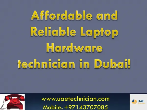 Laptop Hardware Repair technicians Dubai