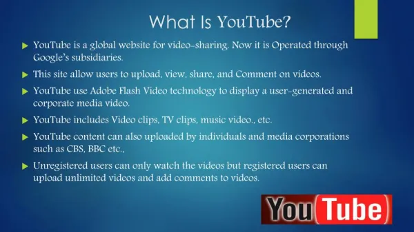 What is youtube?