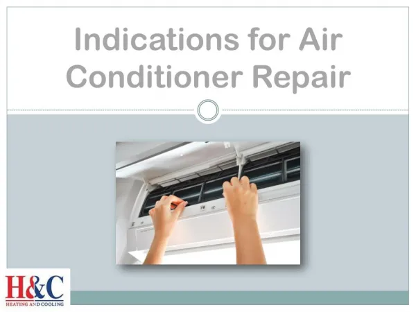 Indications for Air Conditioner Repair