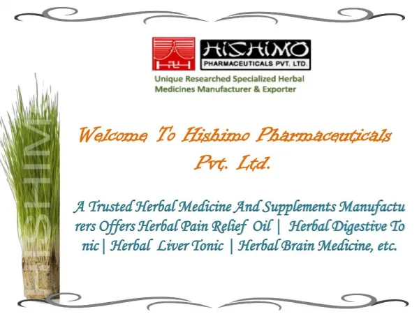 Herbal Liver Tonic Manufacturers