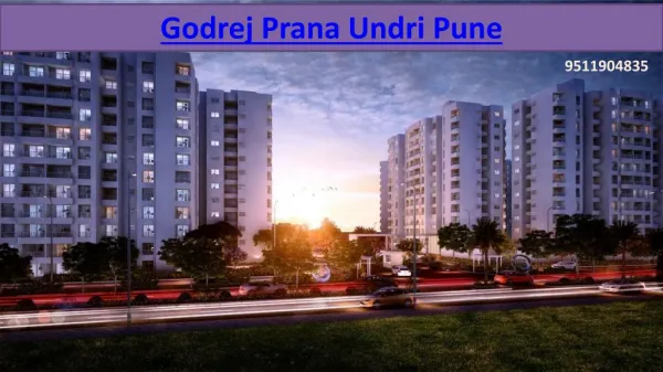 Godrej Prana Undri Pune