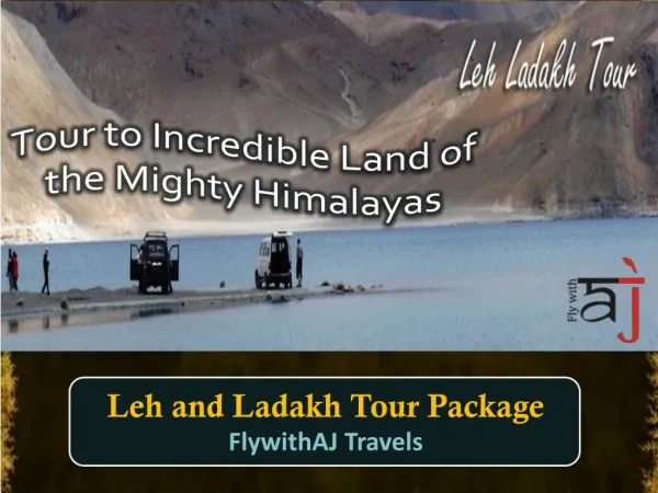 Tour to Incredible Land of the Mighty Himalayas with Flywith AJ