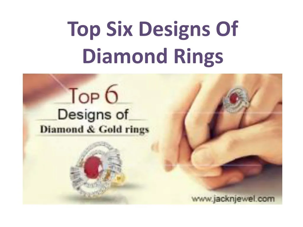 top six designs of diamond rings