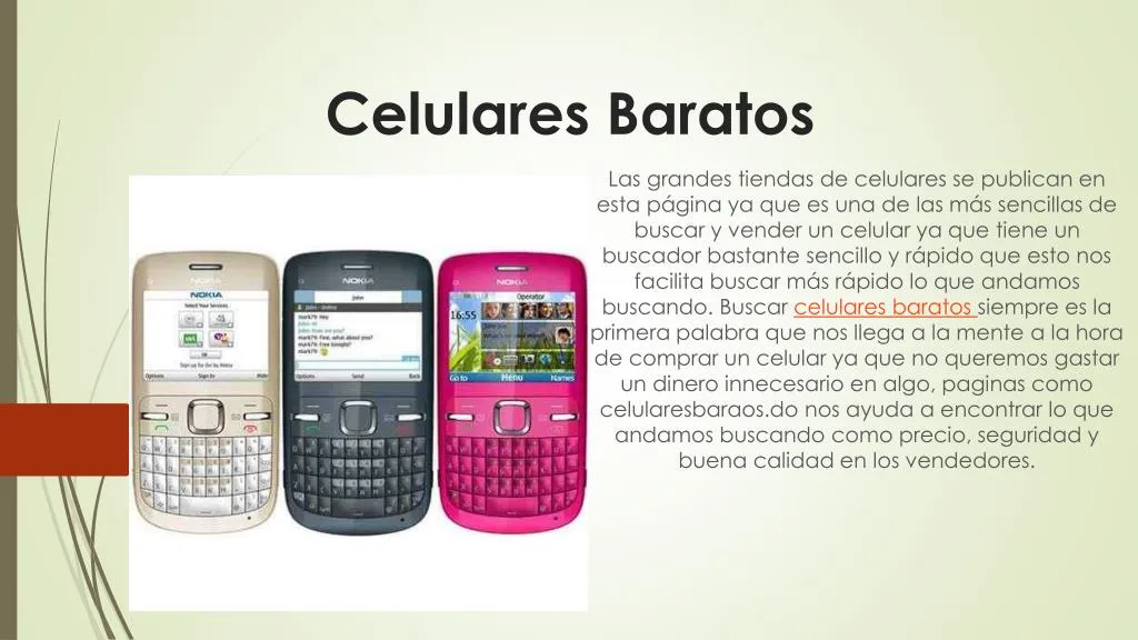 celulares baratos