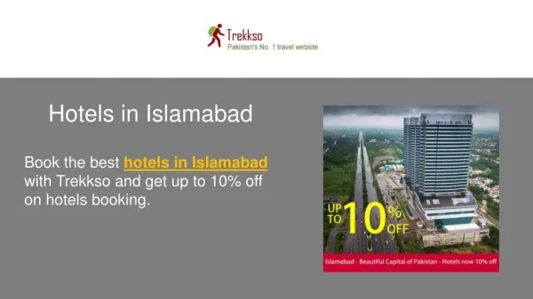 Hotels in Islamabad - Trekkso