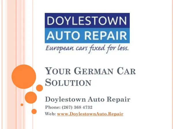 Reed Johnson Doylestown PA Auto Repair