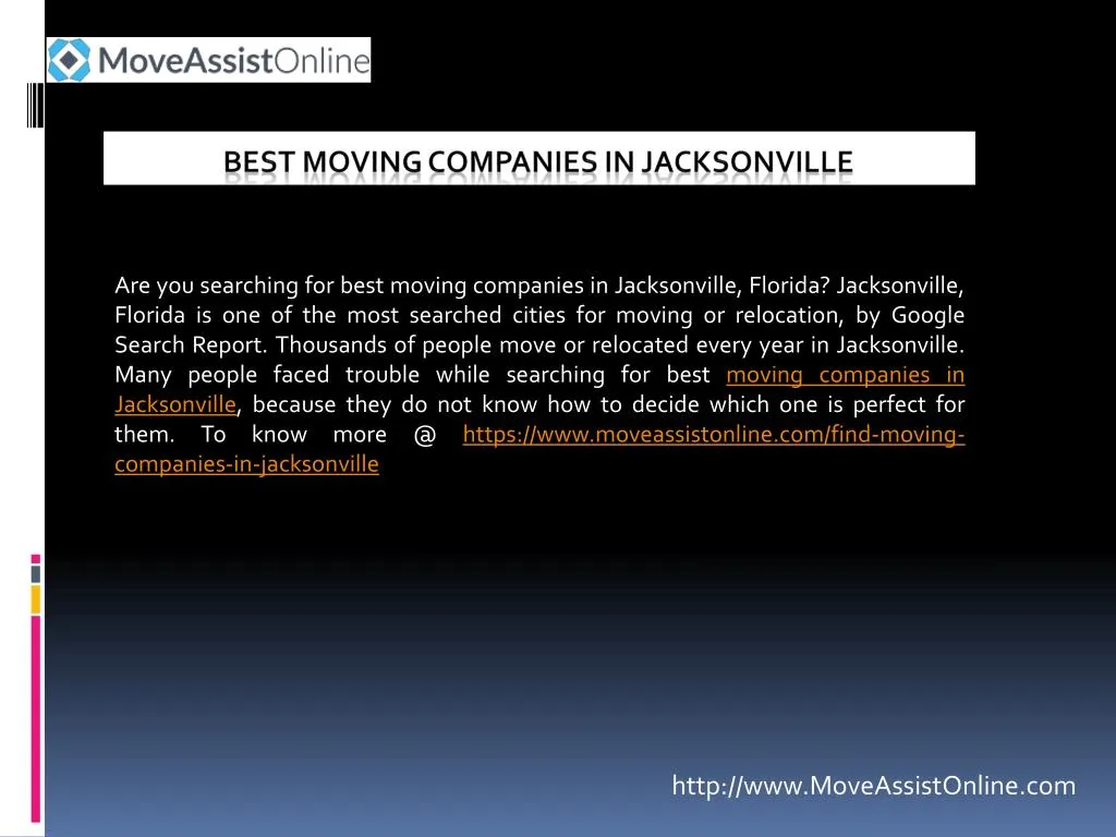 best moving companies in jacksonville