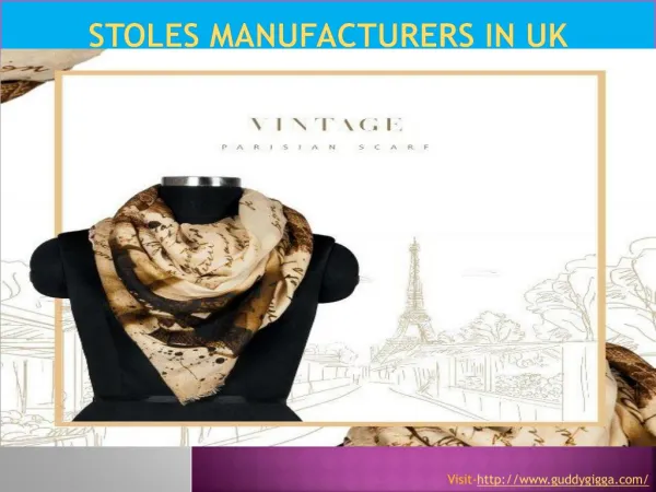 Stoles manufacturers in UK