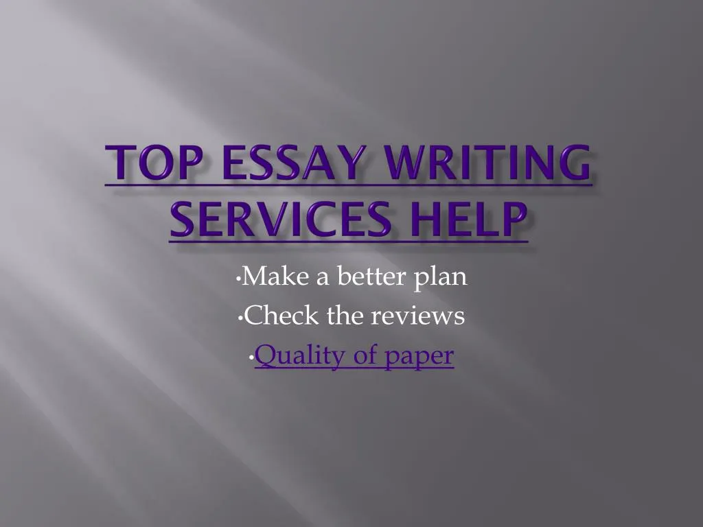 top essay writing services help