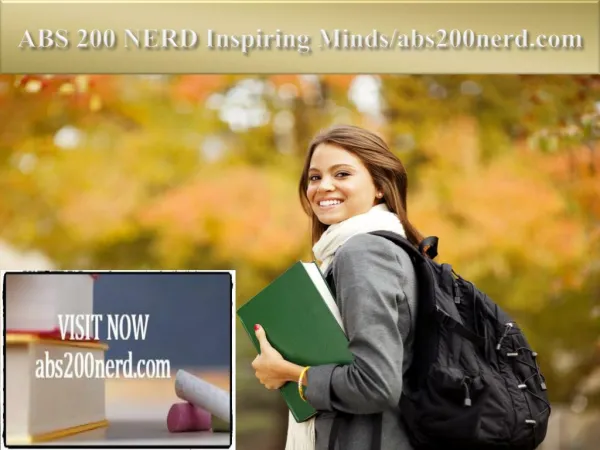 ABS 200 NERD Inspiring Minds/abs200nerd.com