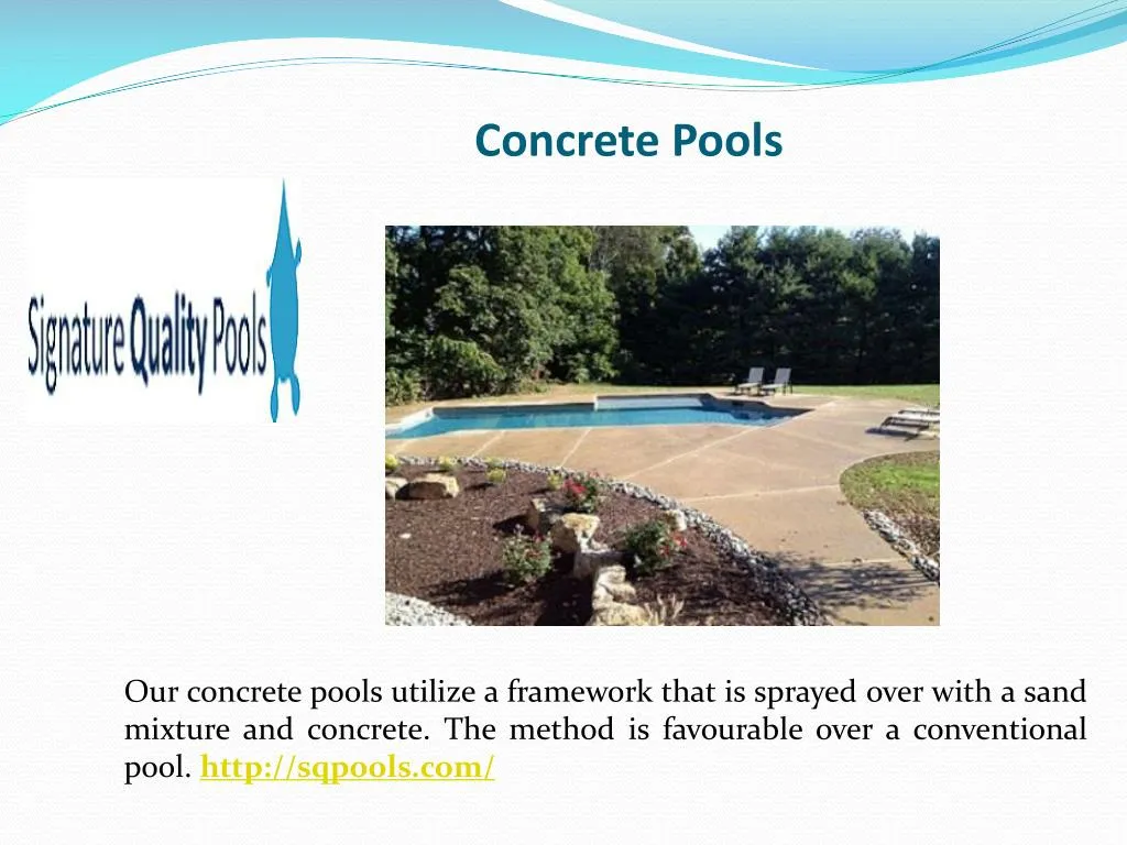 concrete pools